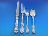 Violet by Wallace Sterling Silver Flatware Service for 12 Set 76 pieces Dinner