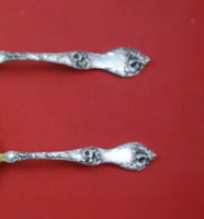 Les Cinq Fleurs by Reed and Barton Sterling Silver Salad Serving Set GW Pcd Fork