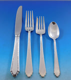 William & Mary by Lunt Sterling Silver Flatware Set 8 Place Size Service 48 Pcs