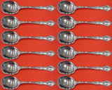 English Gadroon by Gorham Sterling Silver Cream Soup Spoon Set 12 pieces 6 1/4"