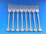 Sigma by Christofle France Stainless Steel Fish Forks 3-tine 6 7/8" Set of 8