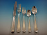 Mauriziano by Schiavon Italy Sterling Silver Flatware Set 8 Dinner 40 pcs New