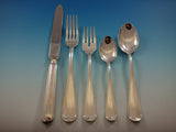 Mauriziano by Schiavon Italy Sterling Silver Flatware Set 8 Dinner 40 pcs New