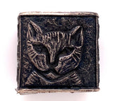 Anne Choi Cat and Pansy Sterling Bead (#J5809)