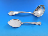 Hepplewhite Reed & Barton Sterling Silver Flatware Set Service 38 pcs F Monogram