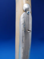 Sterling Silver Thermometer Holder 14" Tall x 4" 24.4 ozt. Circa 1890s (#7468)