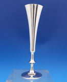 Bulgari Italian Sterling Silver Vase Gold Washed Interior #5313 8 1/4" (#8286-2)