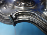 Coin Silver Double Inkwell with Bust of Women & Acanthus Leaves c. 1840 (#6177)