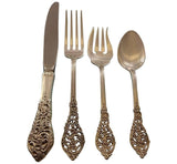 Florentine Lace by Reed & Barton Sterling Silver Flatware Service 8 Set 32 Pcs