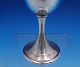Buccellati Italian Sterling Silver Champagne Flute Hammered 7" x 1 1/2" (#7644)