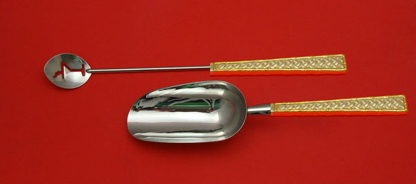 Golden Tradewinds by International Sterling Bar Set 2pc HHWS Custom Made