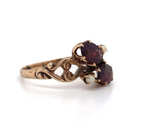 10k Yellow Gold Victorian Garnet and Seed Pearl Ring Jewelry (#J5695)