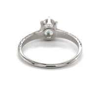 14k Antique .78ct Genuine Natural Diamond Engagement Ring w/ GIA Report (#J6743)