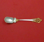 Grande Baroque Gold Accents by Wallace Sterling Silver Horseradish Scoop Custom