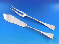 Continental Austrian 800 Silver Flatware Set Service 86 pieces Modern Design