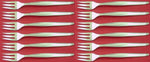 Contour by Towle Sterling Silver Cocktail Fork Set 12 pieces 6"