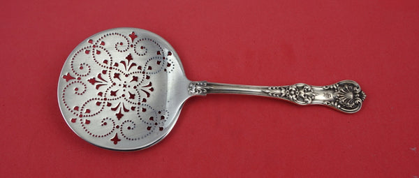 English King by Tiffany & Co Sterling Tomato Server unique hand piercing 7 7/8"