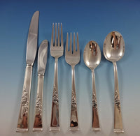 Classic Rose by Reed & Barton Sterling Silver Flatware Set 12 Service 77 Pieces