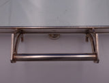 George Henckel Arts and Crafts Sterling Silver Glass Serving Tray #121H (#9035)