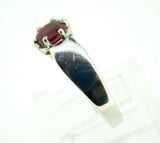 Alluring Platinum 1.10ct Oval Genuine Natural Ruby Ring (#J1877)