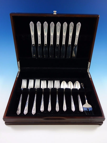 Promise by Royal Crest Sterling Silver Flatware Set for 8 Service 33 Pieces