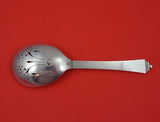Pyramid by Georg Jensen Sterling Silver Pea Spoon Pierced with Flowers 8 1/4"