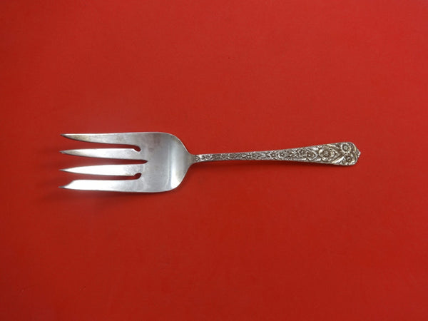 Radiant Rose by International Sterling Silver Cold Meat Fork 8 5/8"