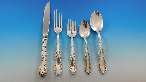 Old English by Towle Sterling Silver Flatware Set for 8 Service 45 pieces