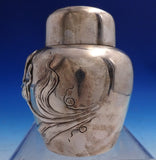 Flora by Shiebler Sterling Silver Tea Caddy with Poppy Motif #2933 (#8740)