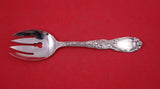 Chrysanthemum by Tiffany & Co Sterling Salad Serving Fork heart piercing 8 1/2"