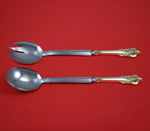 Grande Baroque by Wallace Sterling Silver Salad Serving Set Modern Custom Made