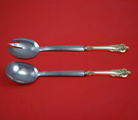 Grande Baroque by Wallace Sterling Silver Salad Serving Set Modern Custom Made