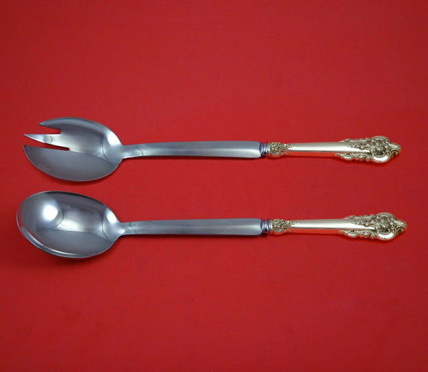 Grande Baroque by Wallace Sterling Silver Salad Serving Set Modern Custom Made