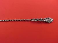 Dominick and Haff Sterling Silver Claret Ladle w/Twist Handle Pcd Grapes 16" #35