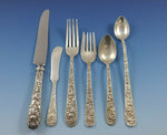 Repousse by Kirk Sterling Silver Flatware Set for 8 Service 54 Pieces