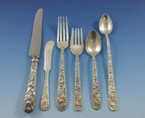 Repousse by Kirk Sterling Silver Flatware Set for 8 Service 54 Pieces