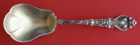 Douvaine by Unger Sterling Silver Sugar Spoon 3-Lobe with Light Gold Wash 5 5/8"