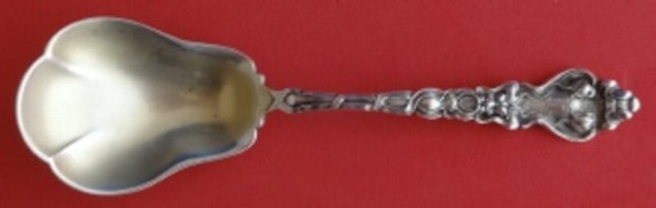 Douvaine by Unger Sterling Silver Sugar Spoon 3-Lobe with Light Gold Wash 5 5/8"