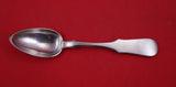 Russian Sterling Silver Teaspoon large .875 silver c. 1889 6 1/4"