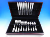 Fiddle Thread & Shell by CJ Vander Sterling Silver Flatware Set 8 Service 32 pcs