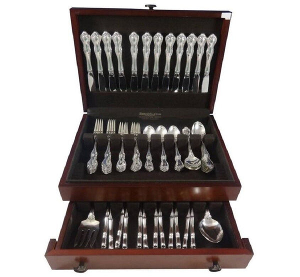 Debussy by Towle Sterling Silver Flatware Set For 12 Service 75 Pieces