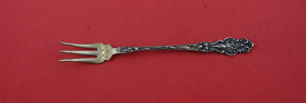 Irian by Wallace Sterling Silver Pickle Fork 3-tine GW  6"