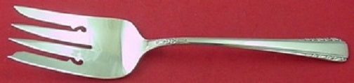Courtship by International Sterling Silver Cold Meat Fork 9 1/8" Serving Vintage