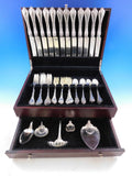 Empire by Whiting Sterling Silver Flatware Set for 12 Service 53 pieces Dinner