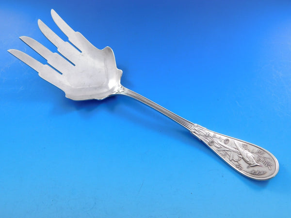 Japanese by Tiffany and Co Sterling Silver Fish Serving Fork 9 1/2" Heirloom