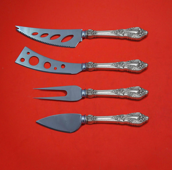 English Gadroon International Sterling Silver Deluxe Charcuterie Set 4pc Custom