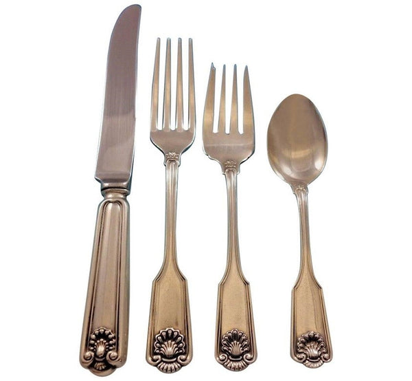 Fiddle Shell by Frank Smith Sterling Silver Flatware Set for 8 Service 32 pcs