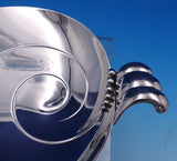 Tiffany and Co Sterling Silver Serving Dish Modern Swirl Bead Design Feet #7758