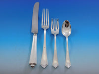 Plymouth by Gorham Sterling Silver Flatware Set 12 Dinner Service 87 pcs Dinner