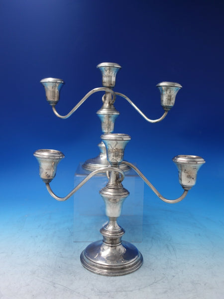 Deerfield aka Beacon Hill by International Sterling Silver Candelabra Pair #6198